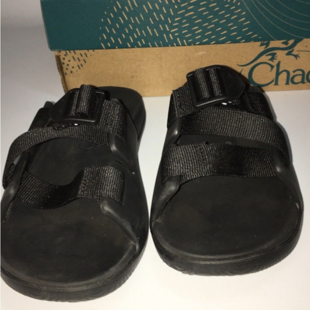 Chaco Chillo black kids water shoes sandals size 3 new - Picture 3 of 8
